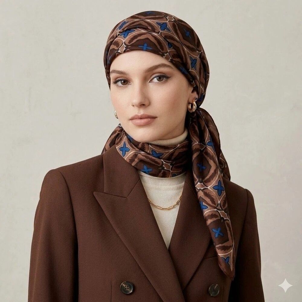 Free People So Silk Printed Bandana Scarf Tube Top Belt Paisley Wrap OS 291135